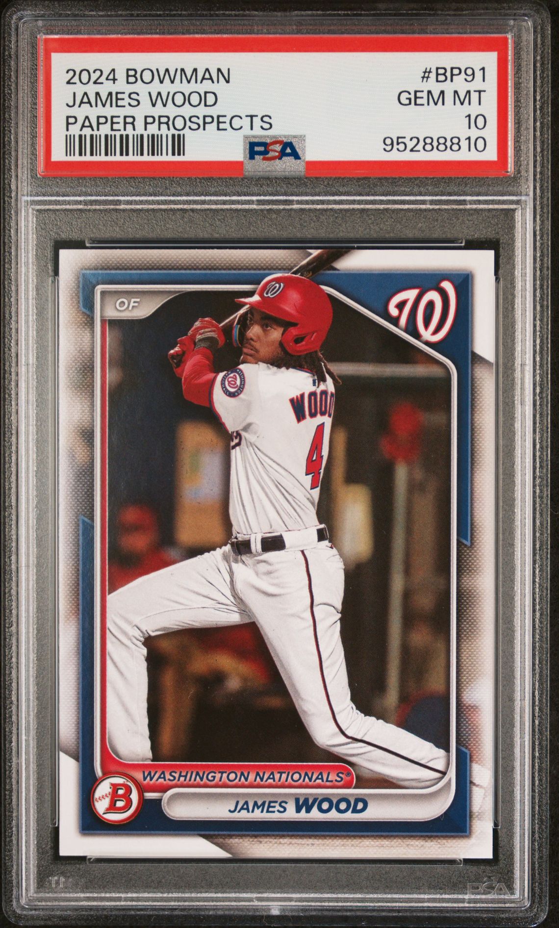 2024 Bowman BOWMAN PAPER PROSPECTS #BP91 James Wood front