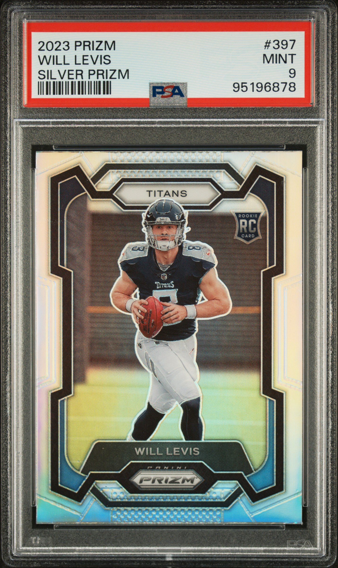 2023 Panini Prizm Will Levis #397 (Silver Prizm) Mint 9 front