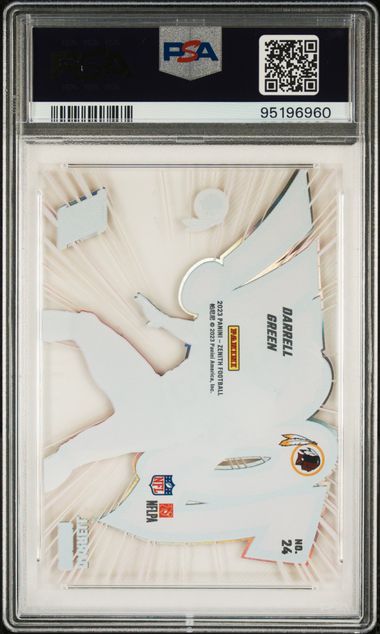 2023 Panini Zenith Zoom! Darrell Green #24 Gem Mt 10 back