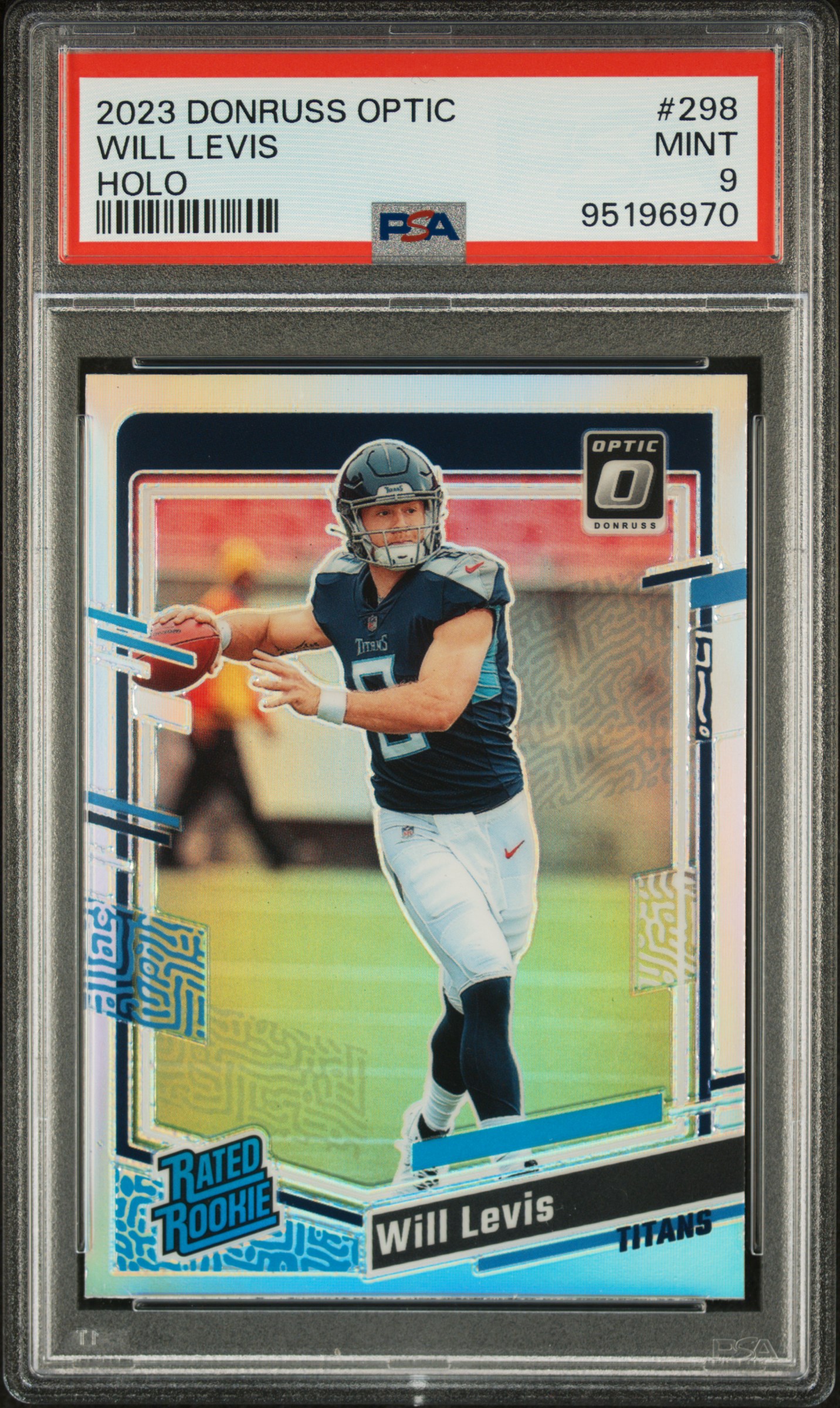 2023 Panini Donruss Optic Will Levis #298 (Holo) Mint 9 front