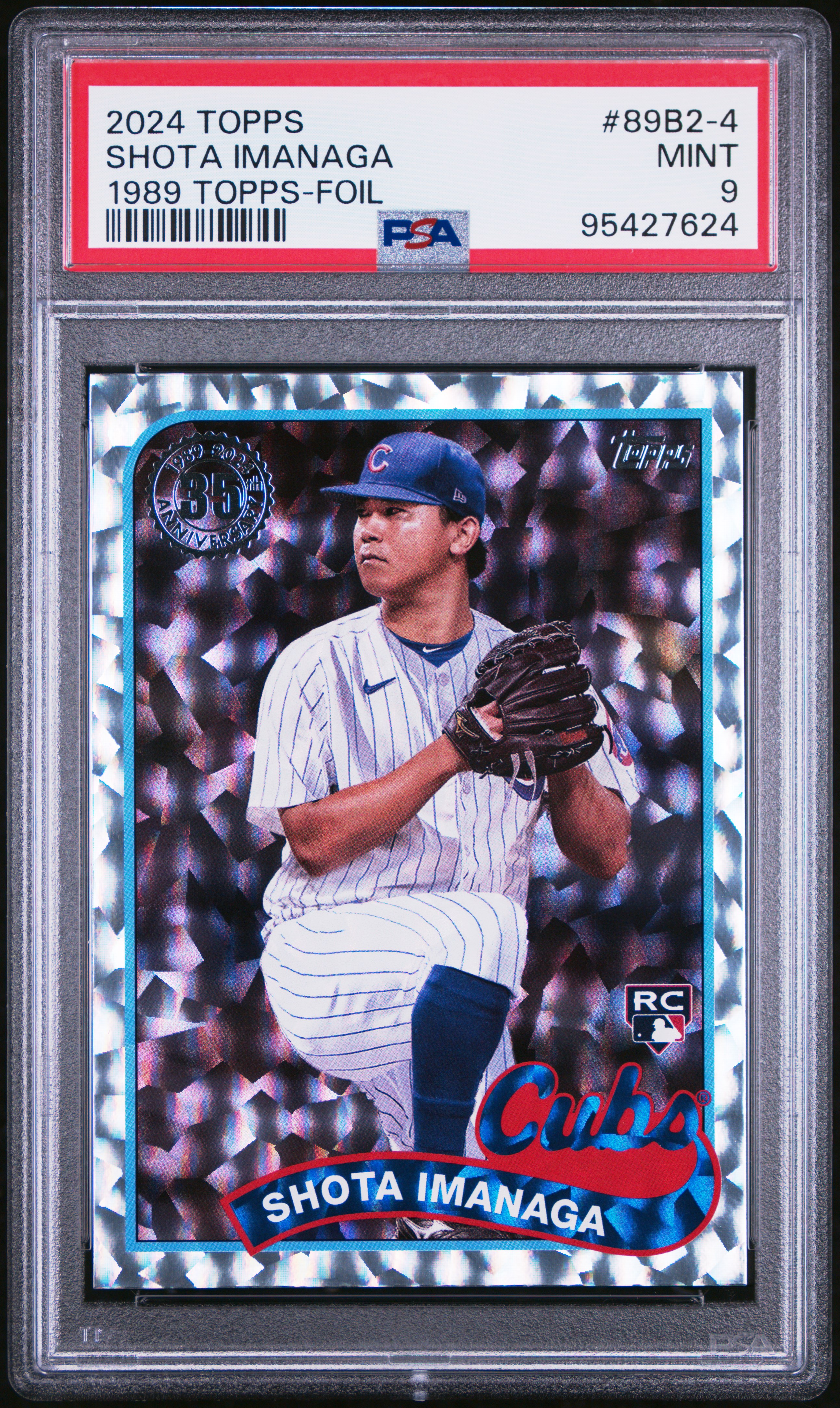 2024 Topps 1989 Topps Baseball Shota Imanaga #89B2-4 (1989 Topps-Foil) Mint 9 front