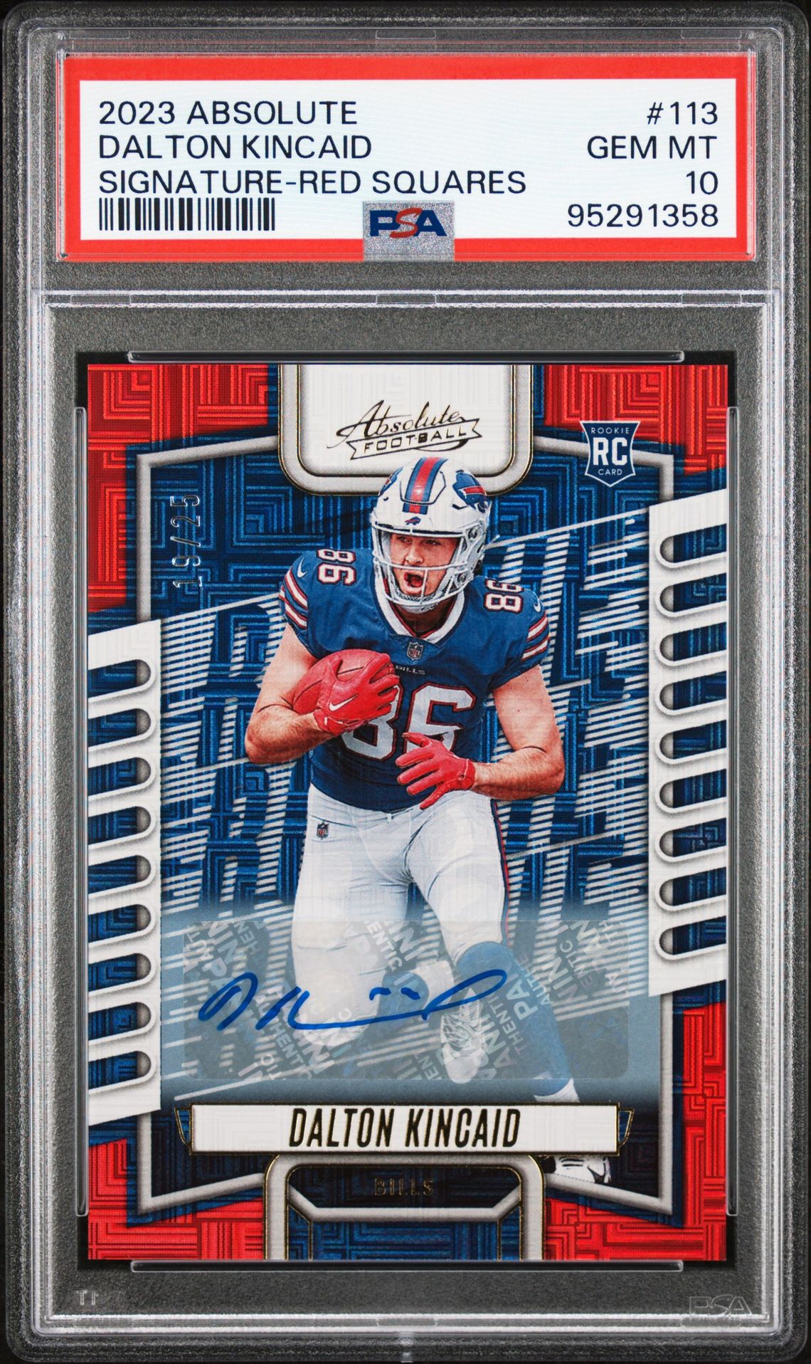 2023 Panini PANINI ABSOLUTE Teal #113 Dalton Kincaid front