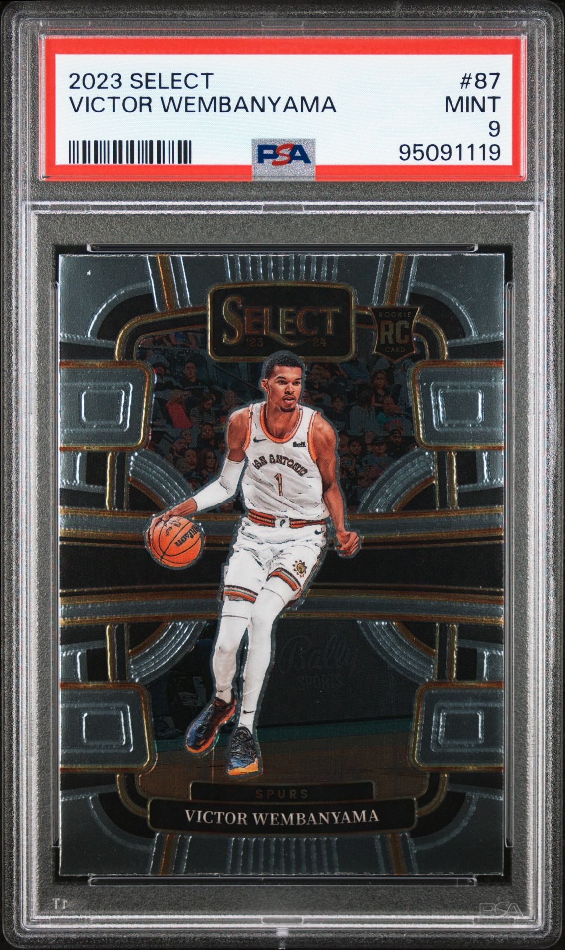 2023 Panini Select Victor Wembanyama #87 Mint 9 front