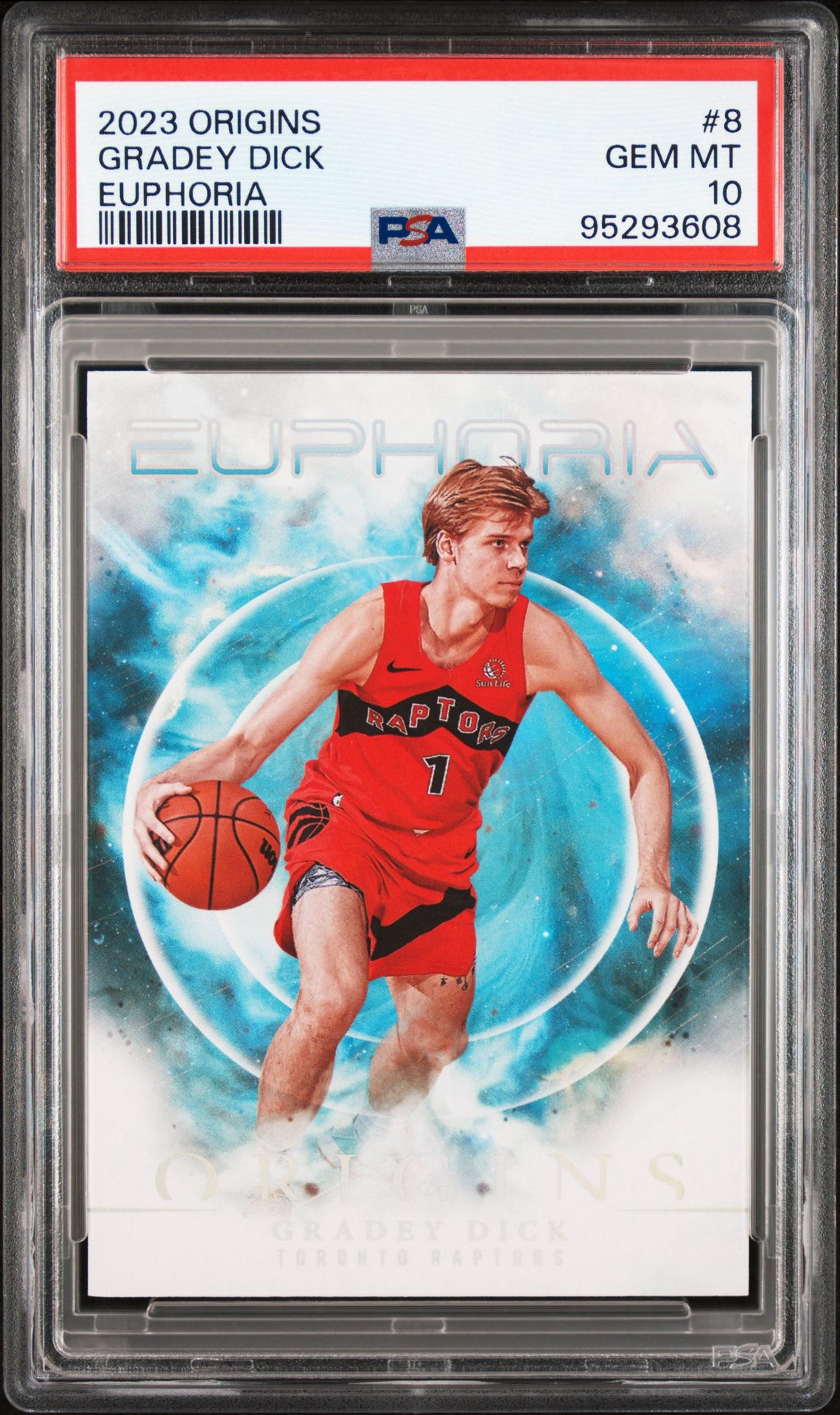 2023 Panini Origins Euphoria Gradey Dick #8 Gem Mt 10 front