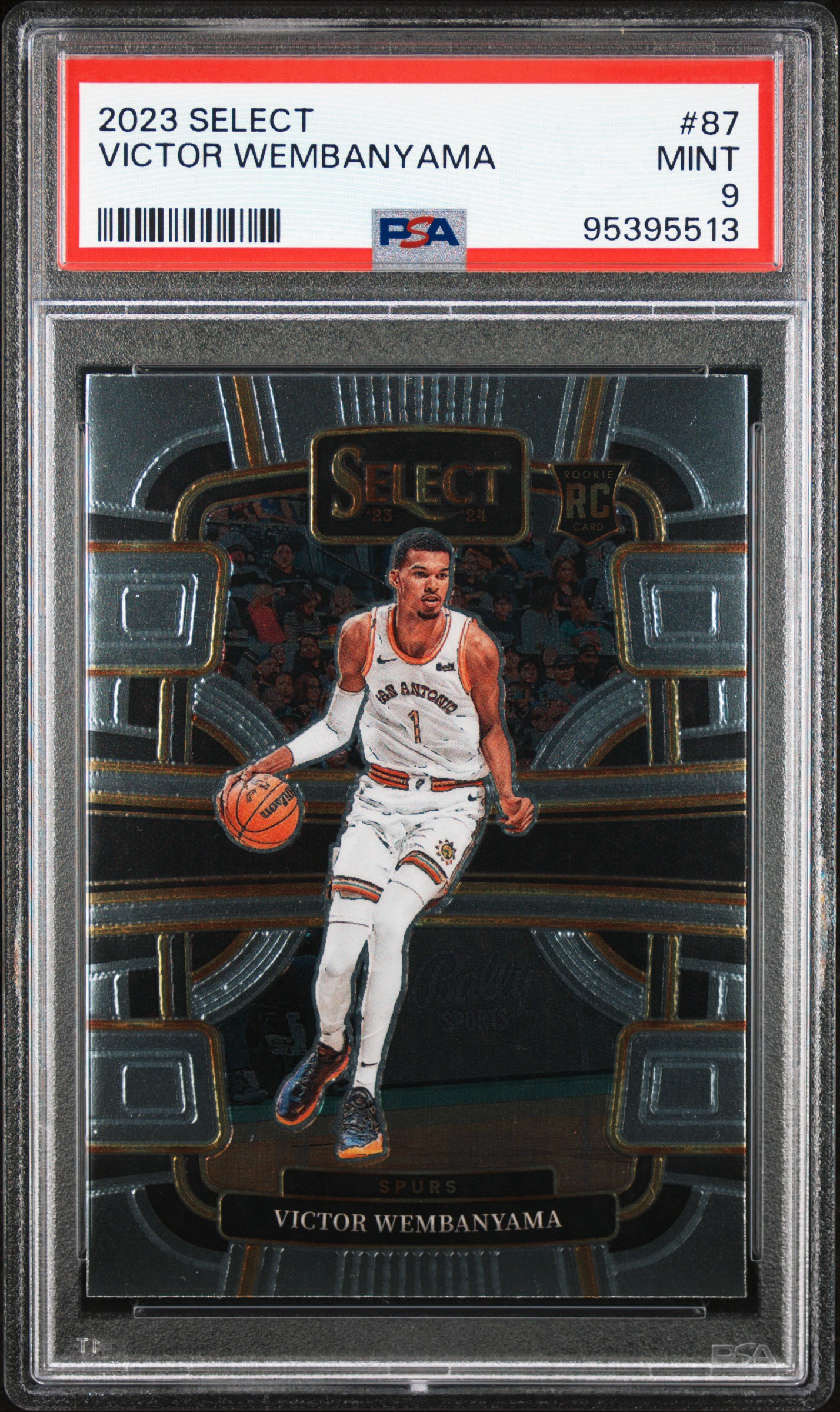 2023 Panini Select Victor Wembanyama #87 Mint 9 front
