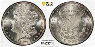 1878-S $1 MS64