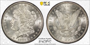 1883-CC $1 MS63