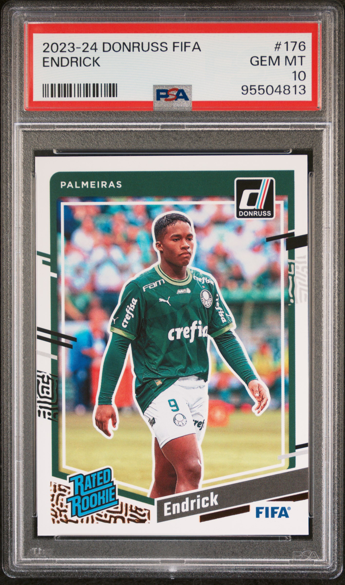 2023 #176 Endrick PSA 10 Panini Donruss FIFA