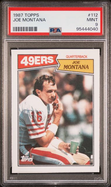 Topps Joe Montana front