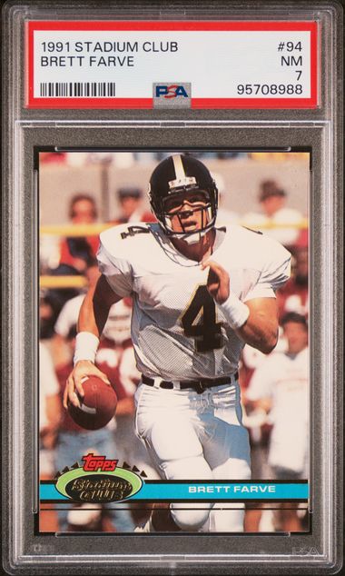 1991 Topps Topps Stadium Club #94 Brett Favre front