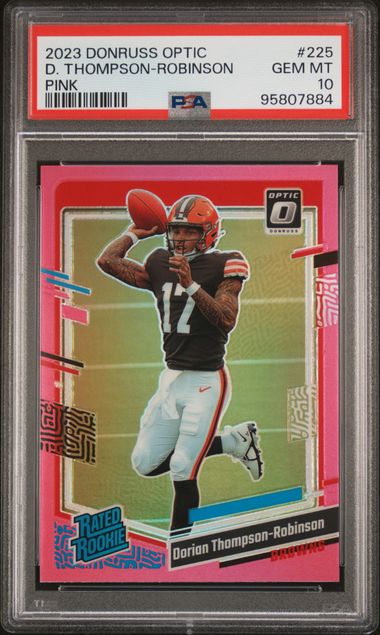 2023 Panini Donruss Optic Pink #225 Thompson / Robinson front