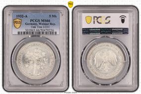 1932-A 5 Mk Oak Tree J-331 MS66