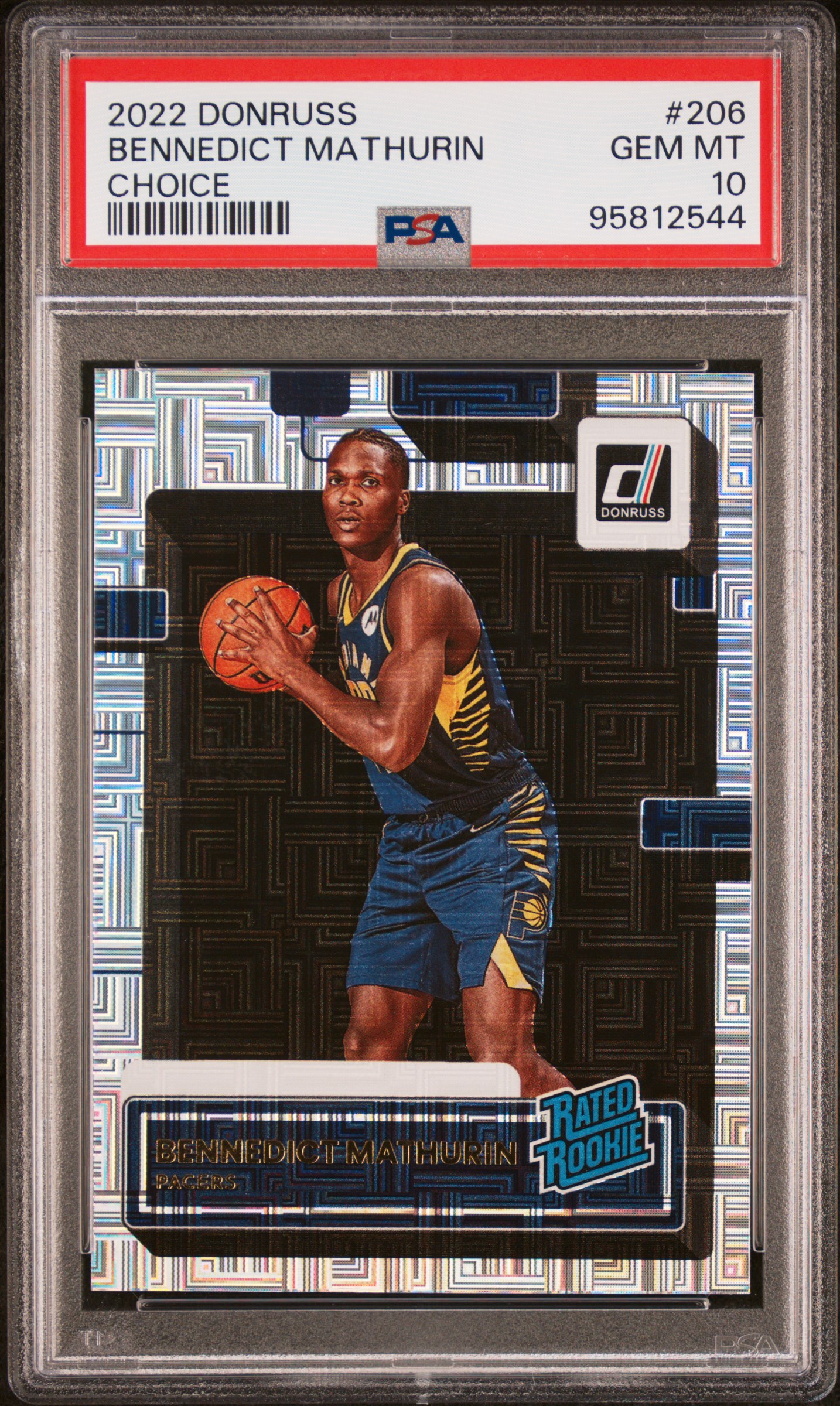 2022 Panini Donruss Bennedict Mathurin #206 (Choice) Gem Mt 10 front