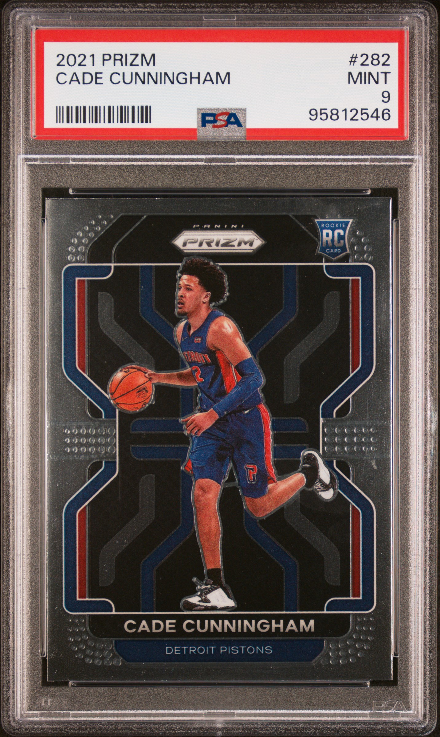 2021 Panini Prizm Cade Cunningham #282 Mint 9 front