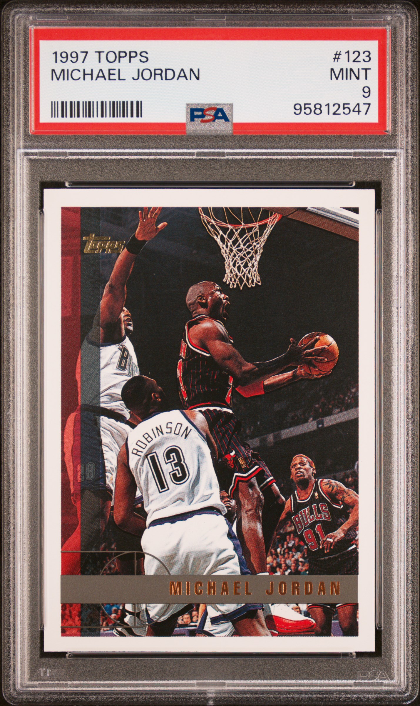 1997 Topps Michael Jordan #123 Mint 9 front