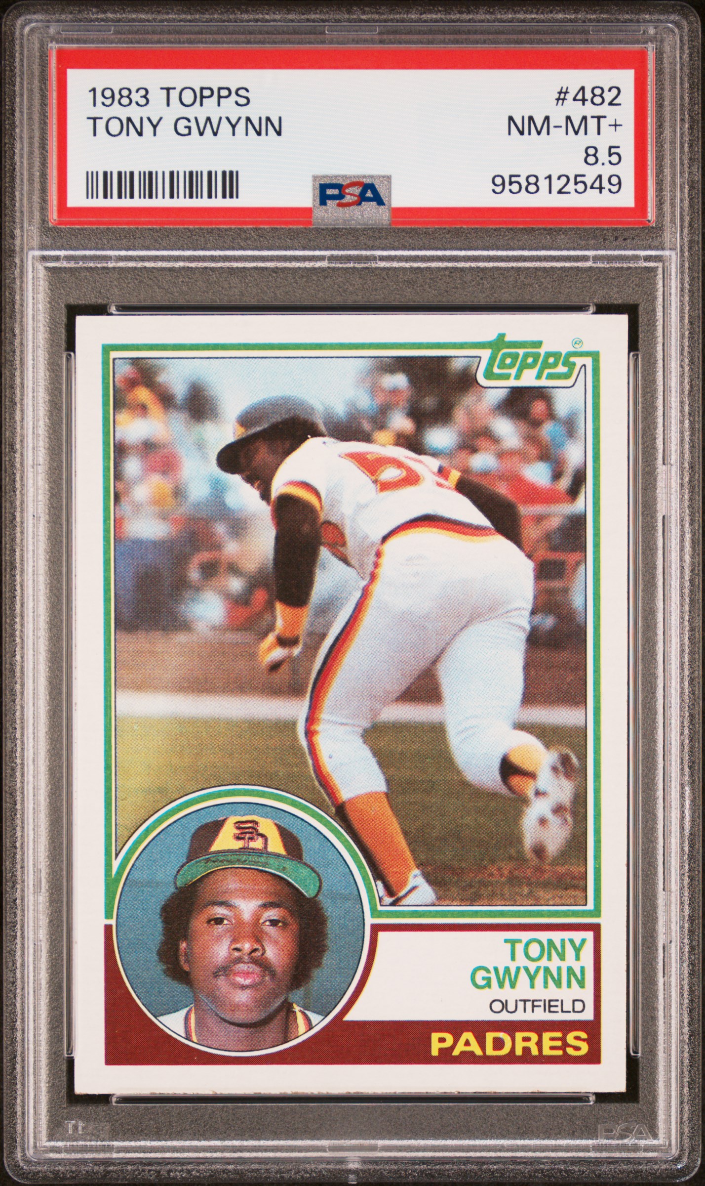 1983 Topps Tony Gwynn #482 Nm-Mt+ 8.5 front