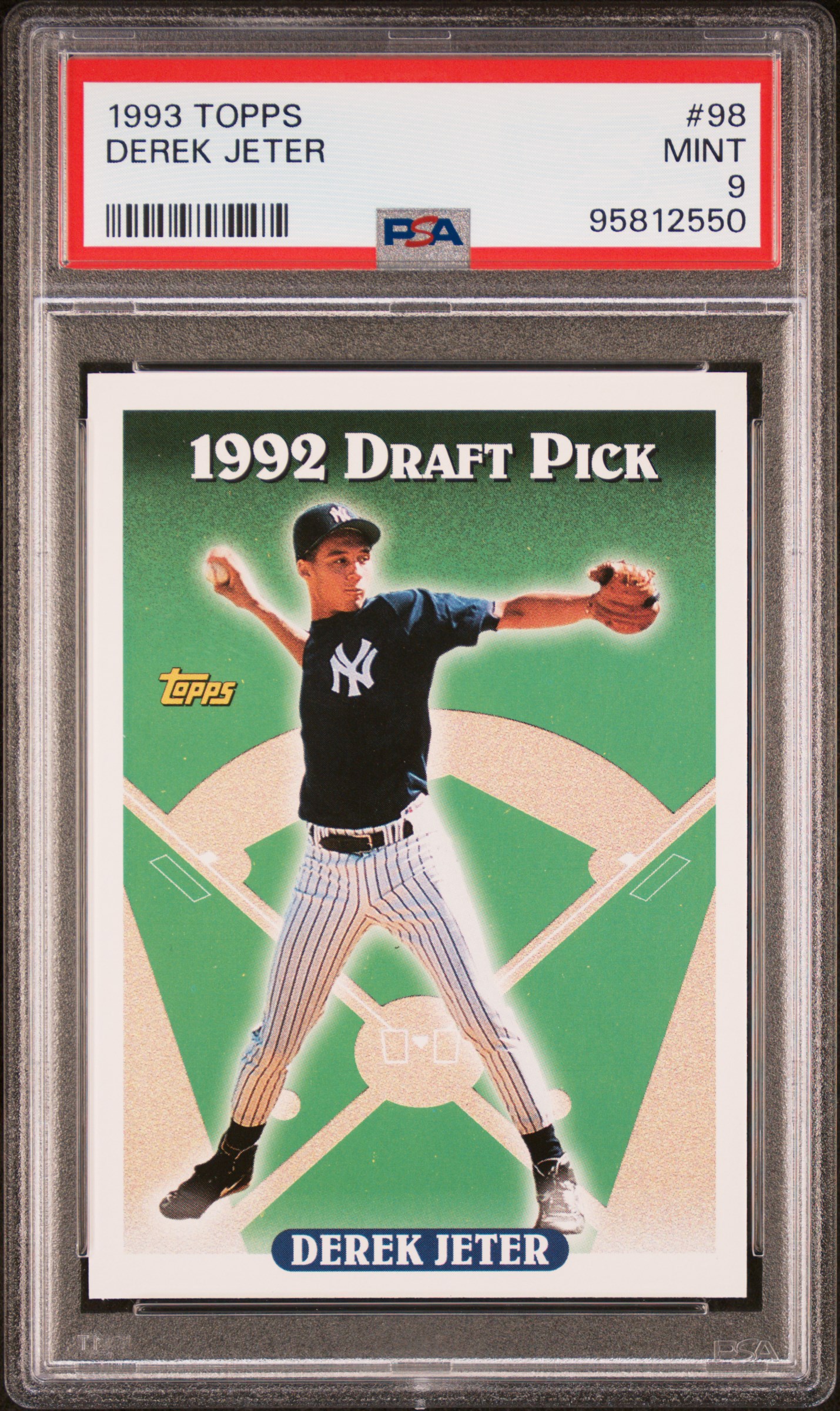 1993 Topps Derek Jeter #98 Mint 9 front
