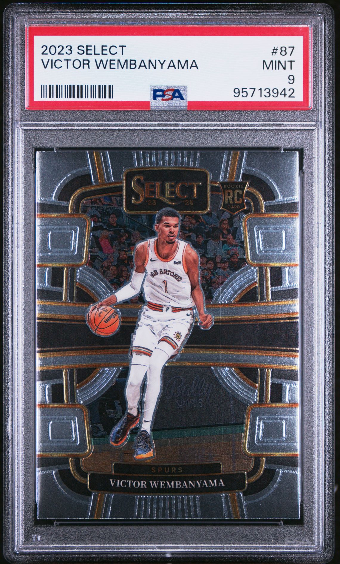 2023 Panini Select Victor Wembanyama #87 Mint 9 front