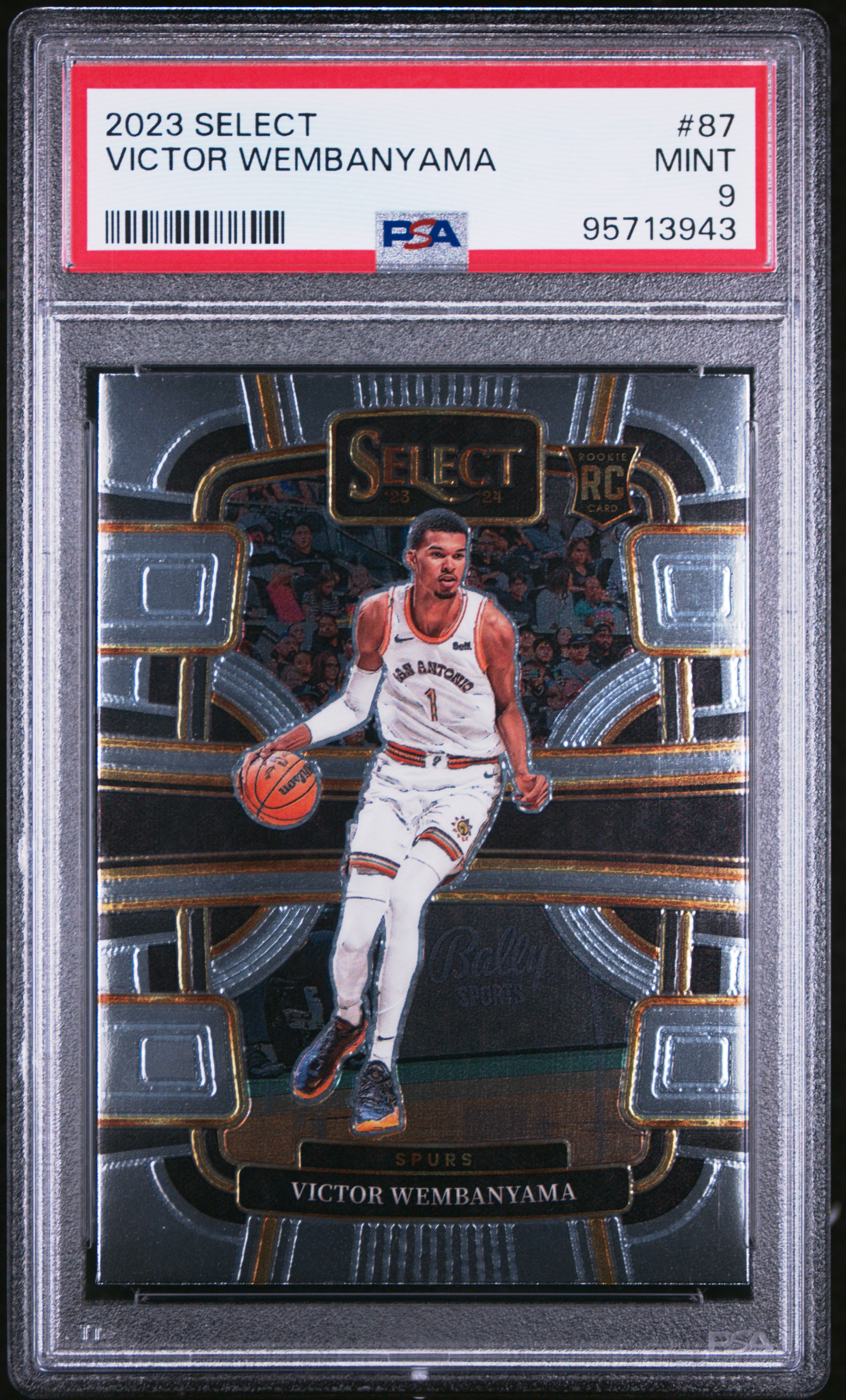 2023 Panini Select Victor Wembanyama #87 Mint 9 front