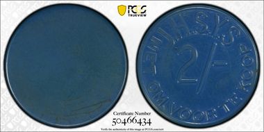 (c.1930s) Tk 2S Hern-286e O.F.S. Steynsrus Jacob Horn & Sons AU58
