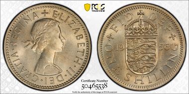 1956 Shil S-4147 English Rev MS65