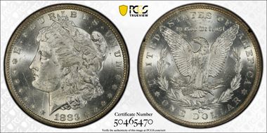 1883-CC $1 GSA Hoard MS63