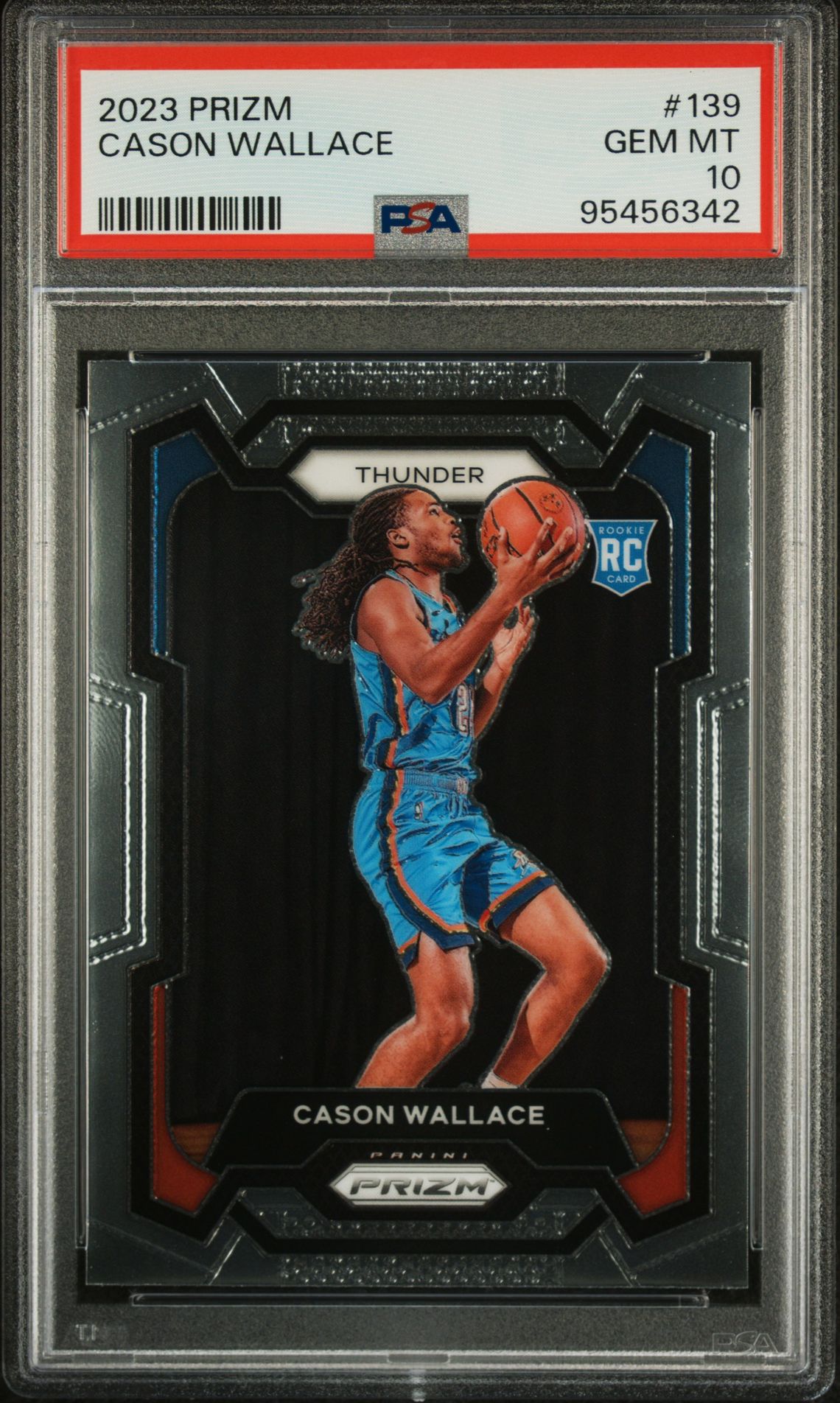 2023 Panini PANINI PRIZM PURPLE ICE #139 Cason Wallace front