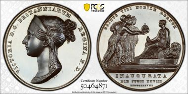 1838 Medal Eimer-1315 BHM-1801 Bronzed AE SP64