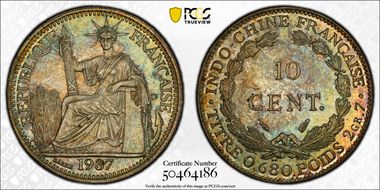 1937 10C Lec-174 MS65