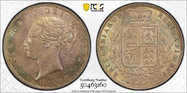 1874 1/2 Cr S-3889 MS63