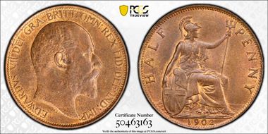 1902 1/2D S-3991A Low Tide MS64RB