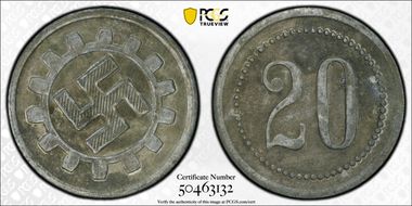 (1933-44) Tk 20 Pfg Menzel-2512.1 DAF N1