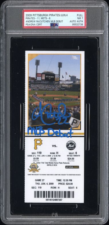 ANDREW McCUTCHEN MLB DEBUT