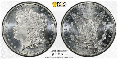 1889-S $1 MS66