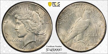 1928 $1 MS61