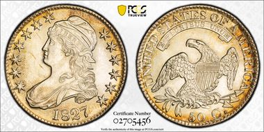 1827 50C O-146 MS62