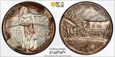 1939-D 50C Oregon MS67