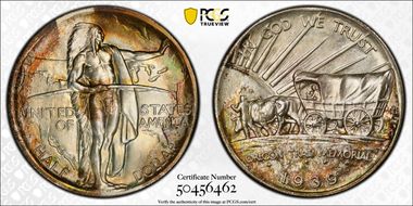 1939-S 50C Oregon MS67+