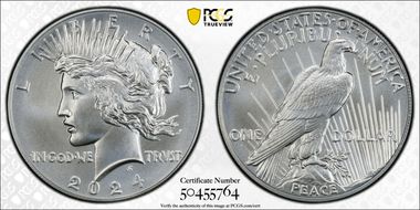 2024 $1 Peace Dollar First Strike MS69