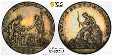 1796 AR Token Myddelton PR64