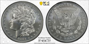 2024 $1 Morgan Dollar MS70