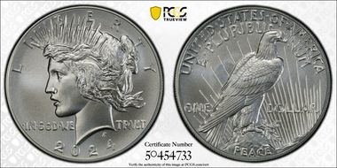 2024 $1 Peace Dollar MS69
