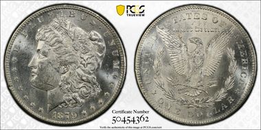 1879-S $1 Reverse of 1878 MS61