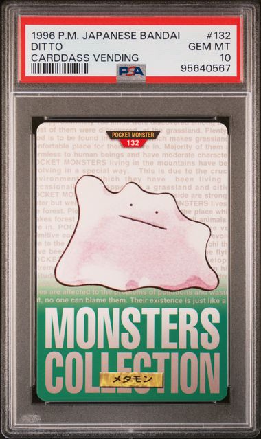 Ditto card PSA 10, cert 95640567