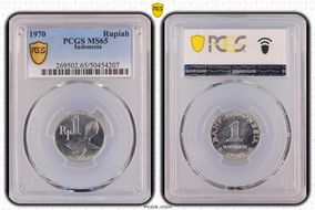 1970 Rupiah MS65