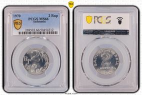 1970 2 Rup MS66