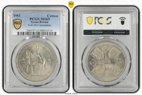 1953 Crown S-4136 Coronation MS65