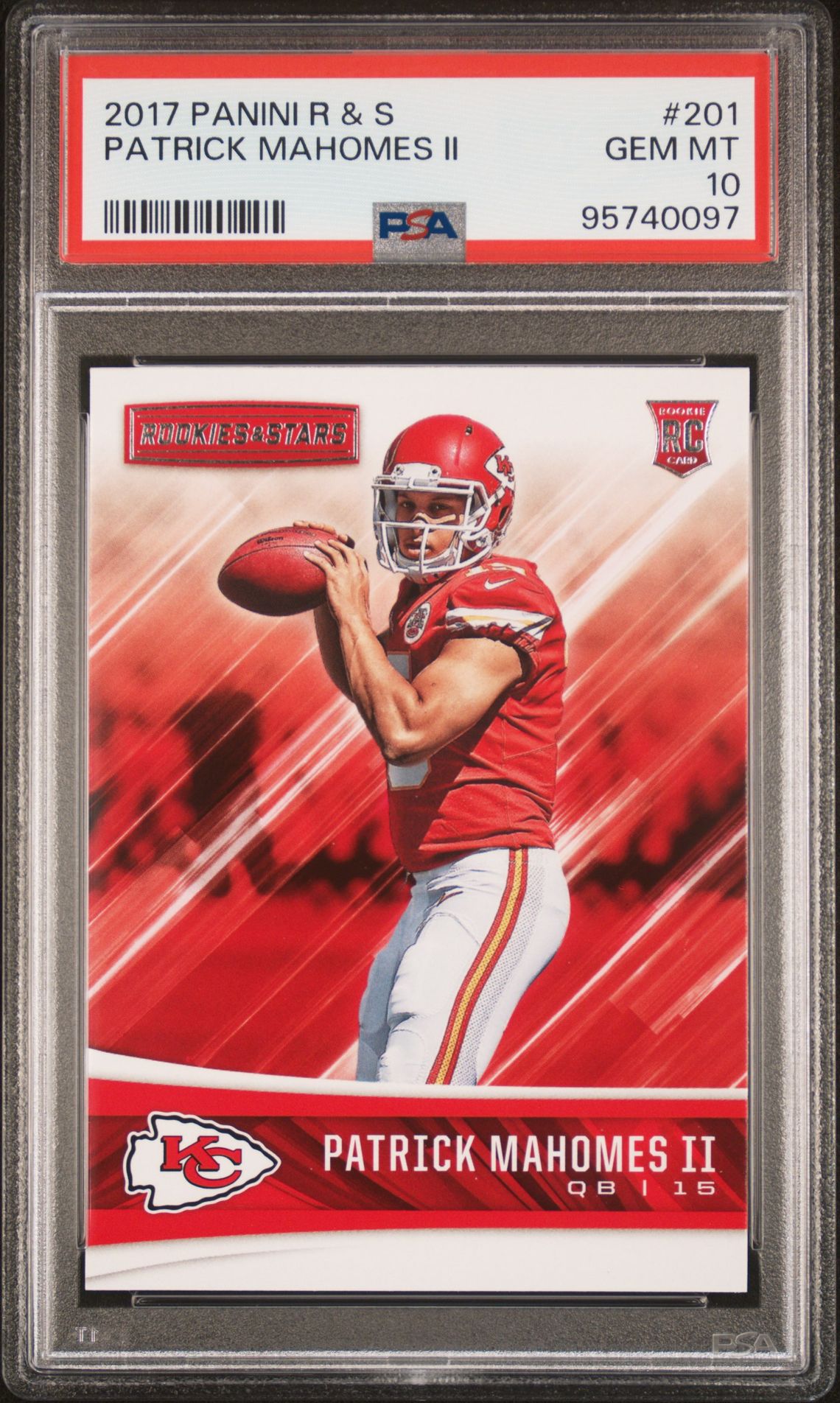 2017 Panini Panini Rookies & Stars #201 Patrick Mahomes Ii front