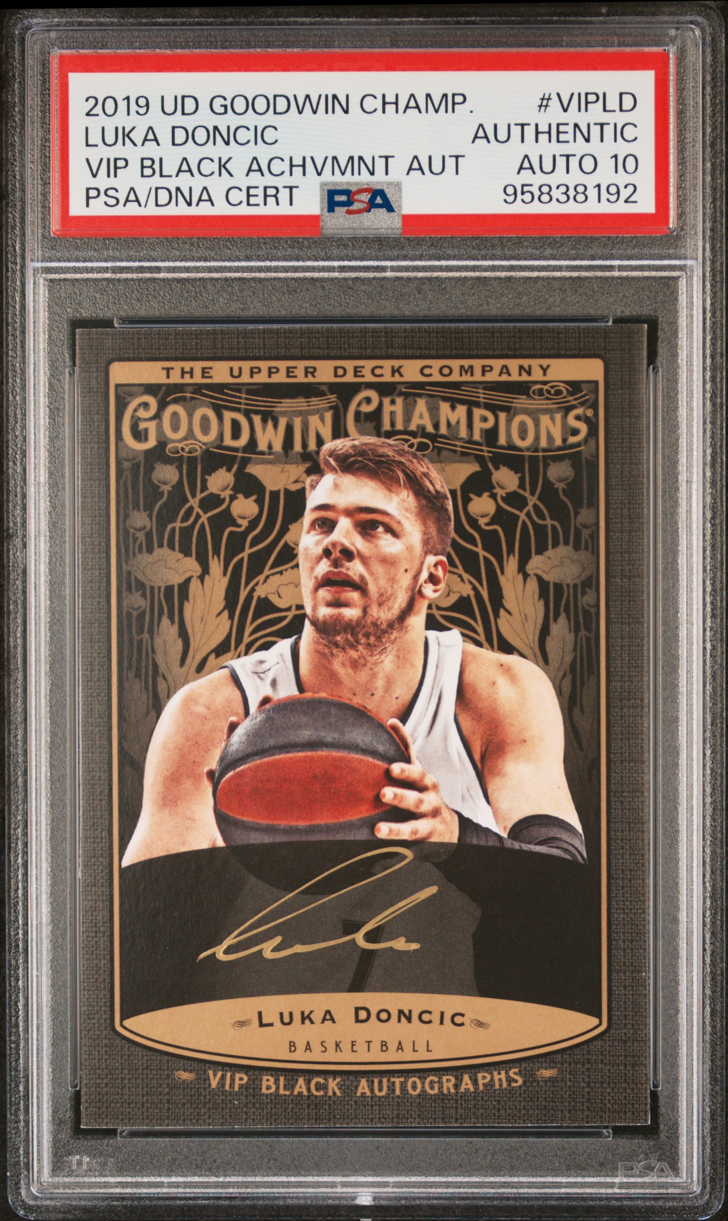 2019 UPPER DECK GOODWIN CHAMPIONS VIP BLACK ACHIEVEMENT AUTOGRAPH 