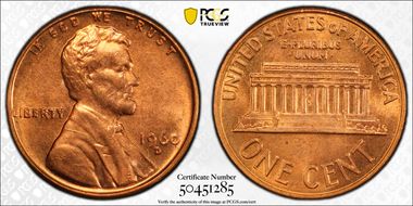 1960-D/D 1C Small/Large Date MS64RD